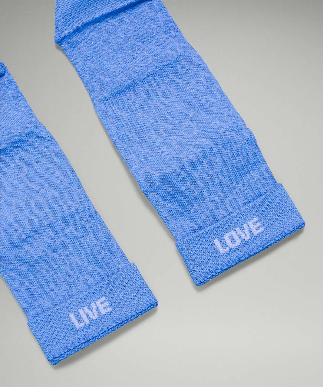Lululemon Daily Stride Mid-Crew Sock 3 Pack - Blue Nile / Multi / Blue Linen