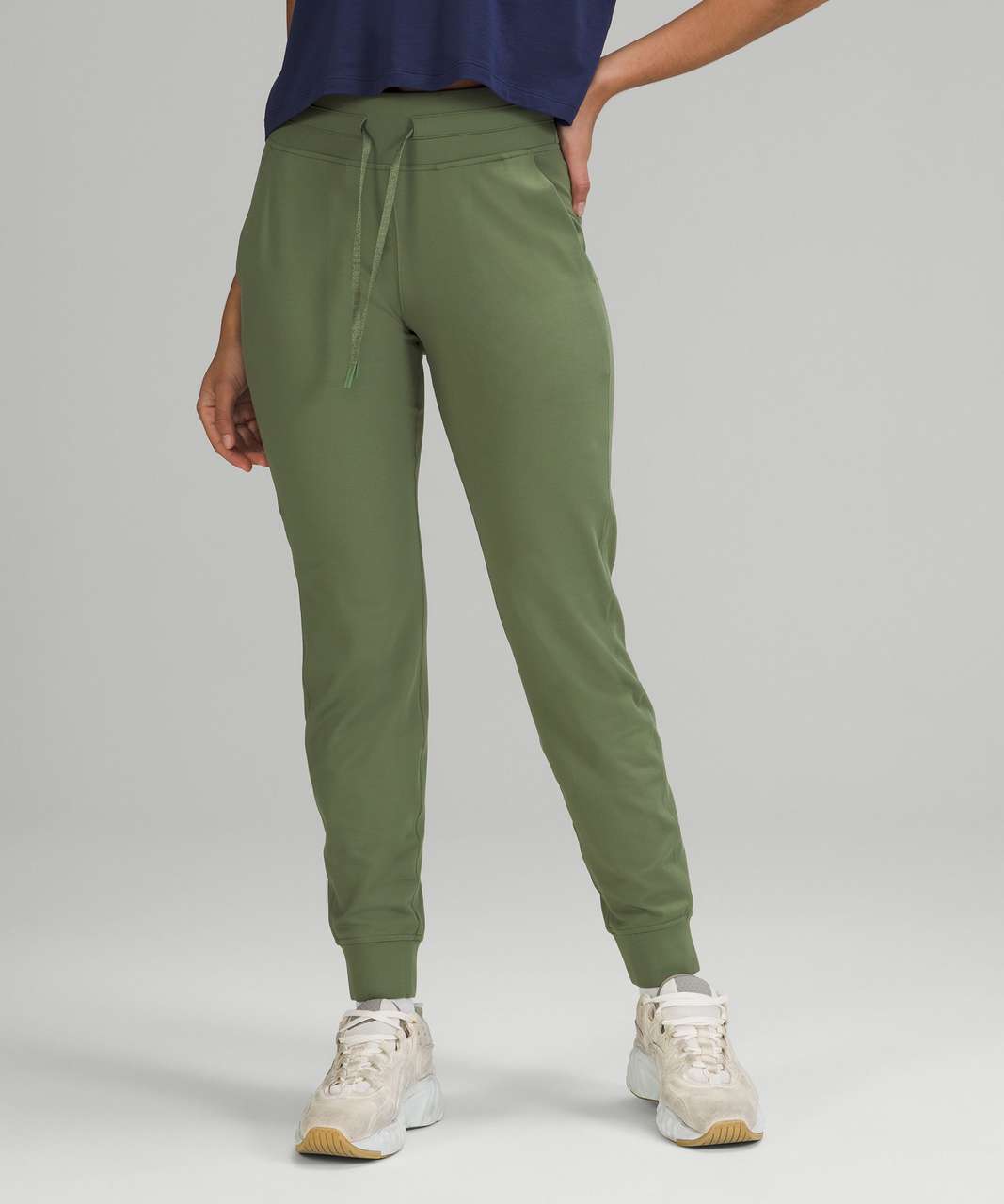 NWT Women Lululemon Ready to Rulu High-Rise Jogger 7/8 Dew Green Yellow  Size 6