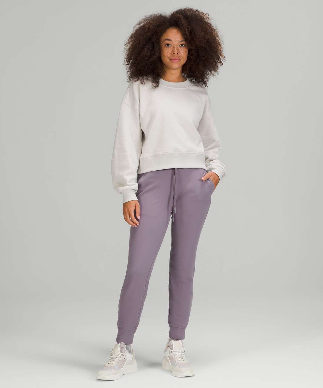 Ready to Rulu Jogger Crop, Dusky Lavender