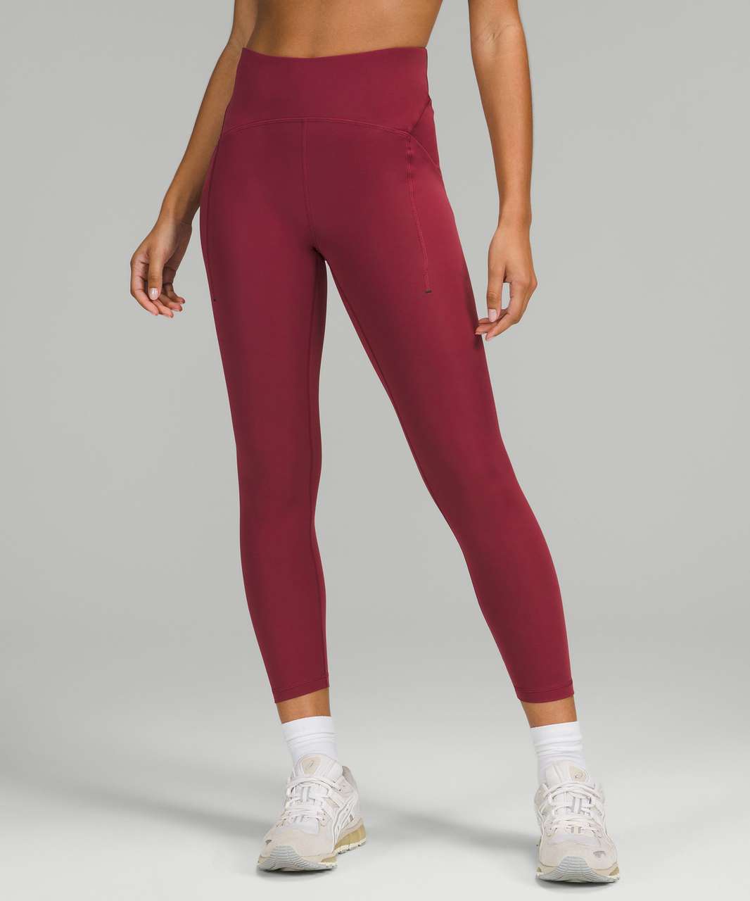 lululemon power Thru HR tight 25 leggings Red wine LW5CVIS size 4