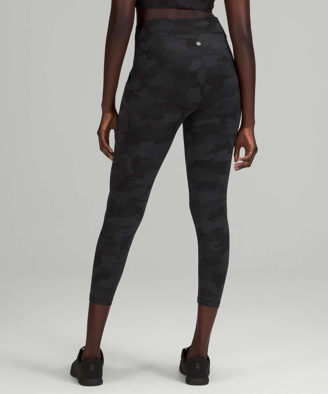 Lotus Athletics: High-Waisted Green Camo Leggings with Side Pockets