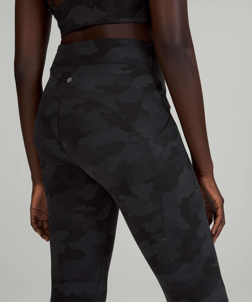 Lululemon Power Thru High-Rise Tight 25" - Heritage 365 Camo Deep Coal Multi