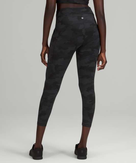 Lululemon Power Thru High Rise Tight 25 - Black - lulu fanatics