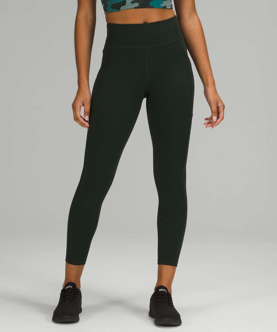 Lululemon Invigorate High-Rise Tight 25" - Rainforest Green