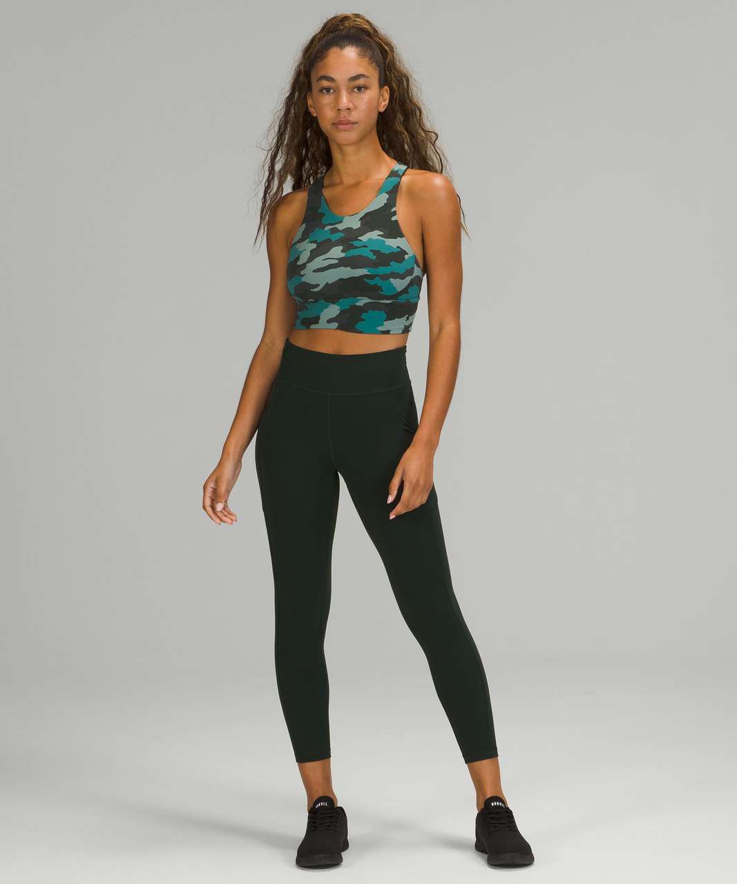 Lululemon Invigorate High-Rise Tight 25 - Heathered Black Currant - lulu  fanatics