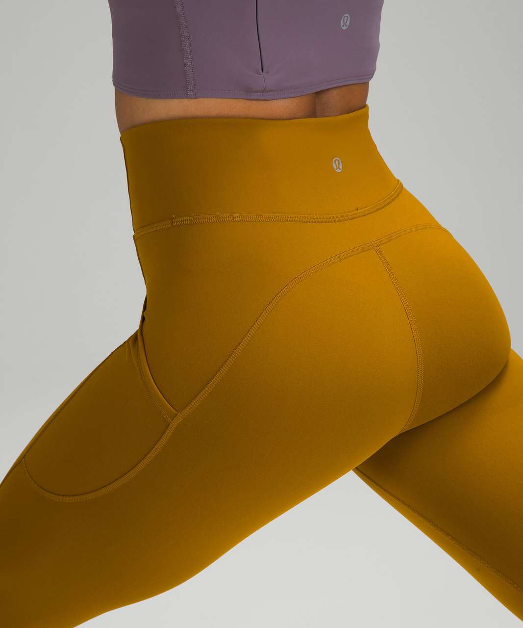 Lululemon Invigorate High-Rise Tight 25 - Gold Spice - lulu fanatics