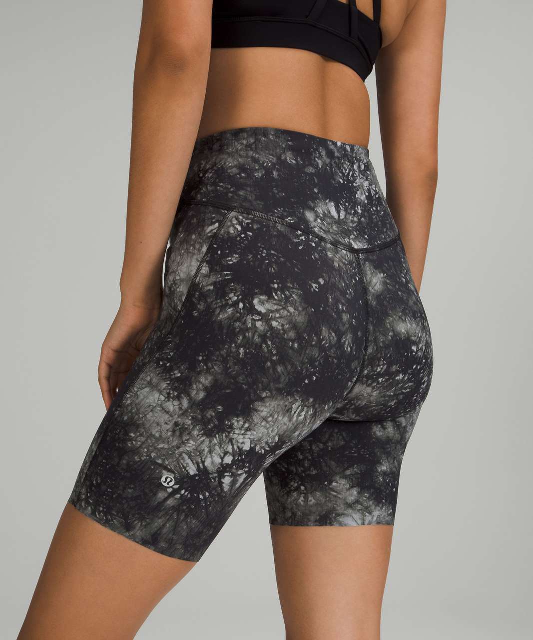 Lululemon Base Pace High-Rise Short 8" - Ink Vapor Ice Grey Multi