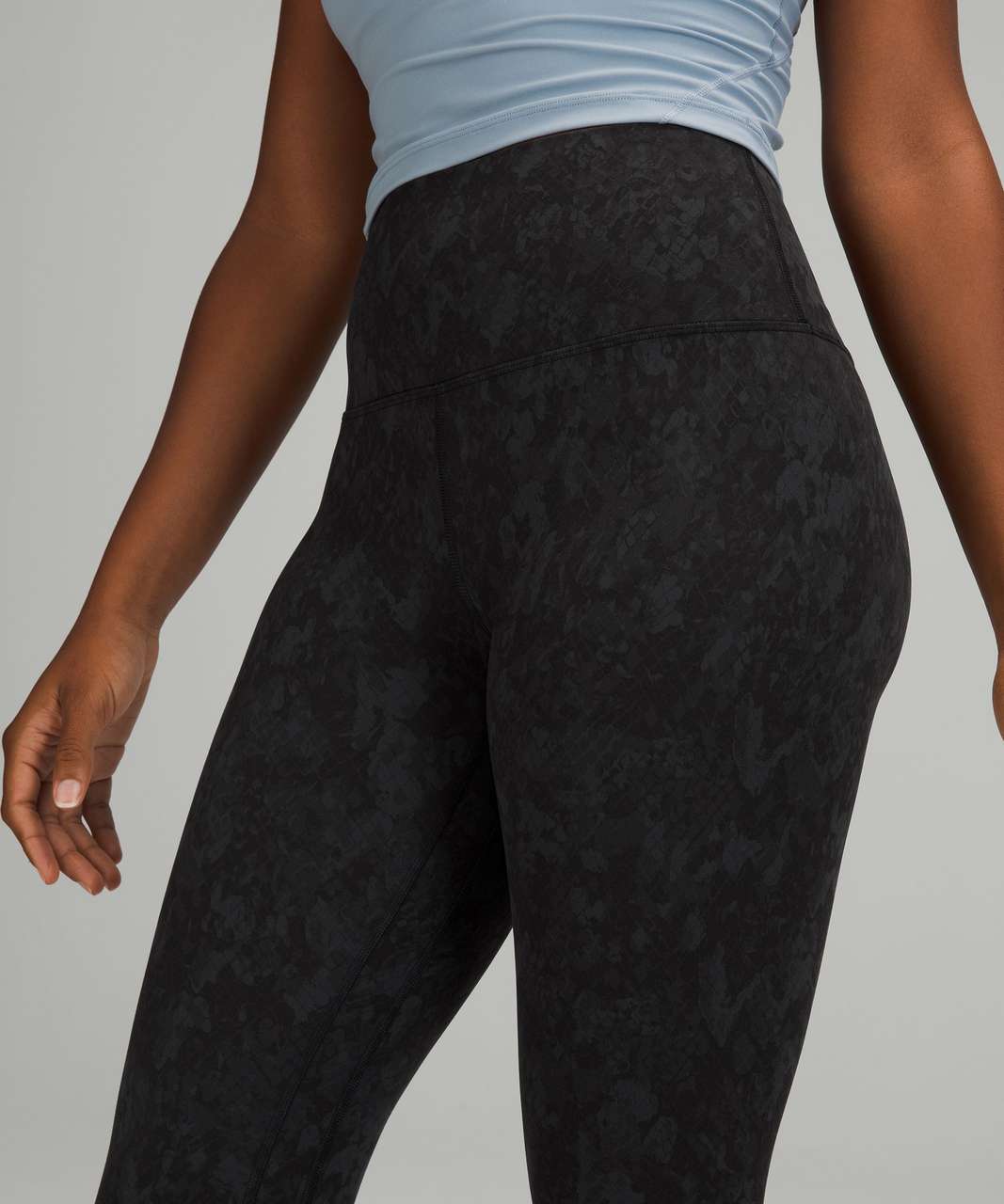 Lululemon Align High-Rise Crop 23 - Leopard Camo Deep Coal Multi - lulu  fanatics