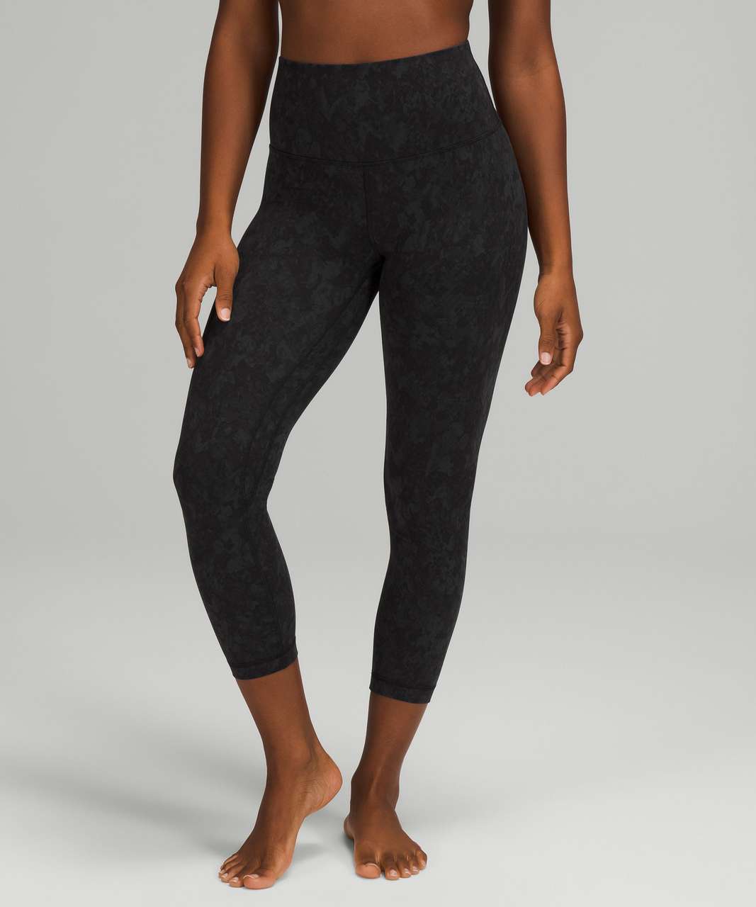 Lululemon Align High-Rise Crop 23" - Hideaway Camo Deep Coal Multi