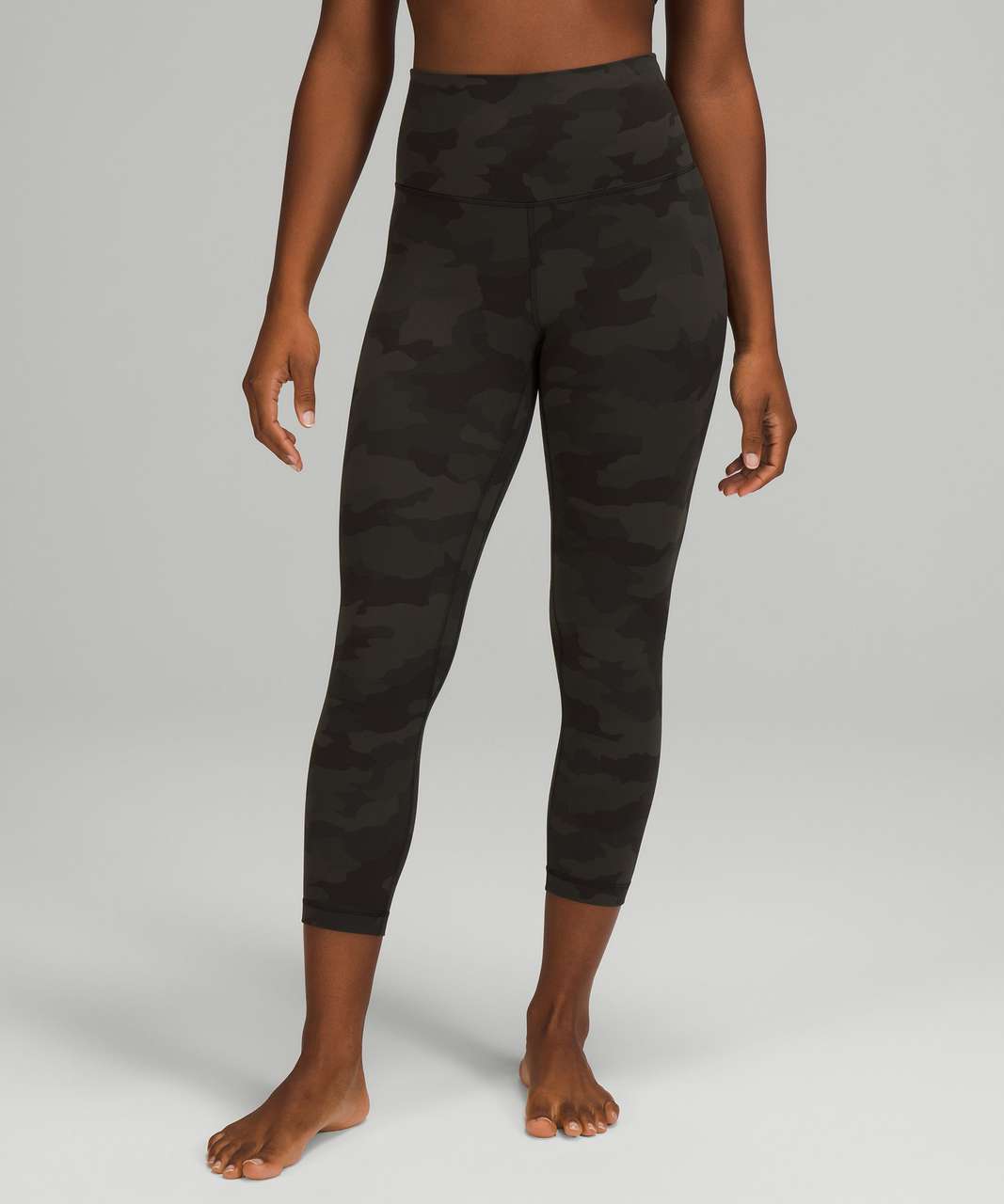 Lululemon Align High-Rise Crop 23 - Heritage 365 Camo Dark Olive Multi -  lulu fanatics