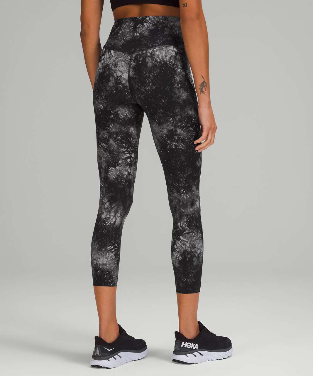 Lululemon Base Pace High-Rise Crop 23 - Cheetah Camo Magenta Purple Multi  - lulu fanatics