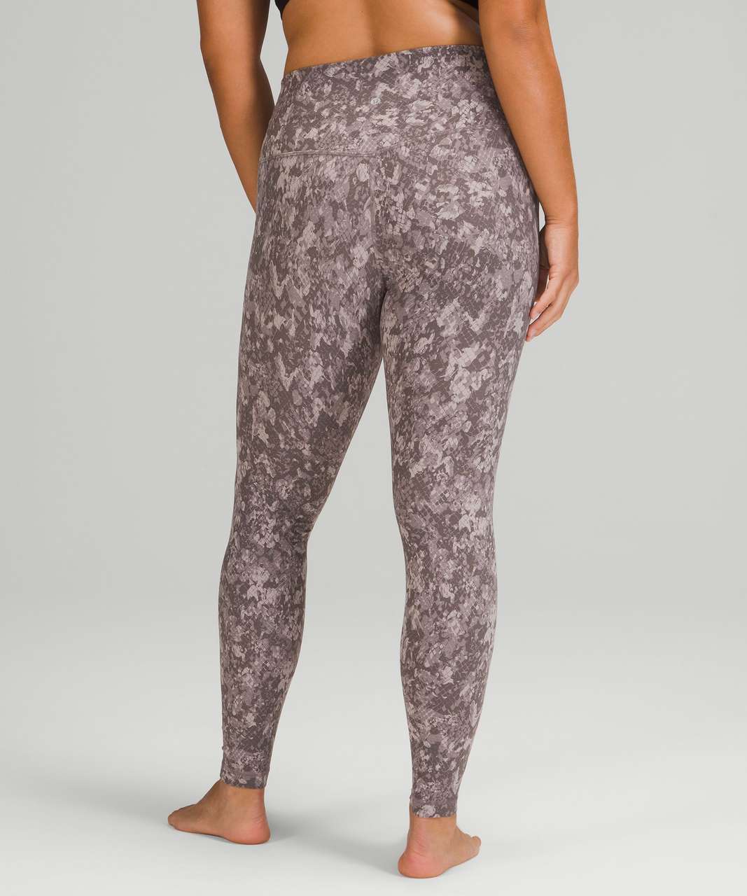 Lululemon Align HR Pant 26 Black Gray Camo Leggings Women's Size