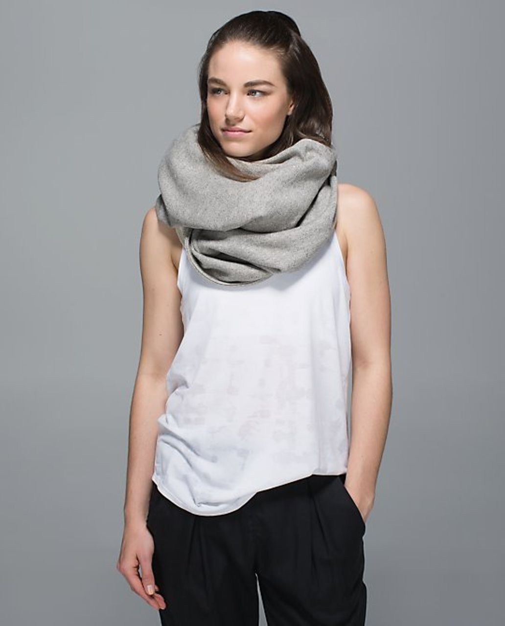 Lululemon Secret Sanctuary Scarf - Heathered Black