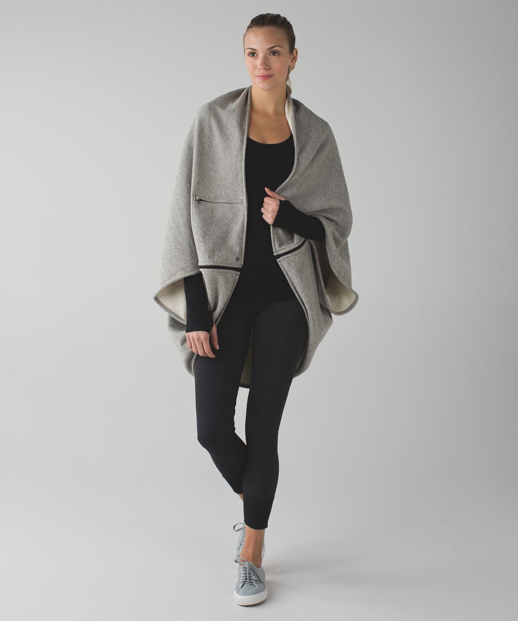 Lululemon Secret Sanctuary Scarf - Heathered Black