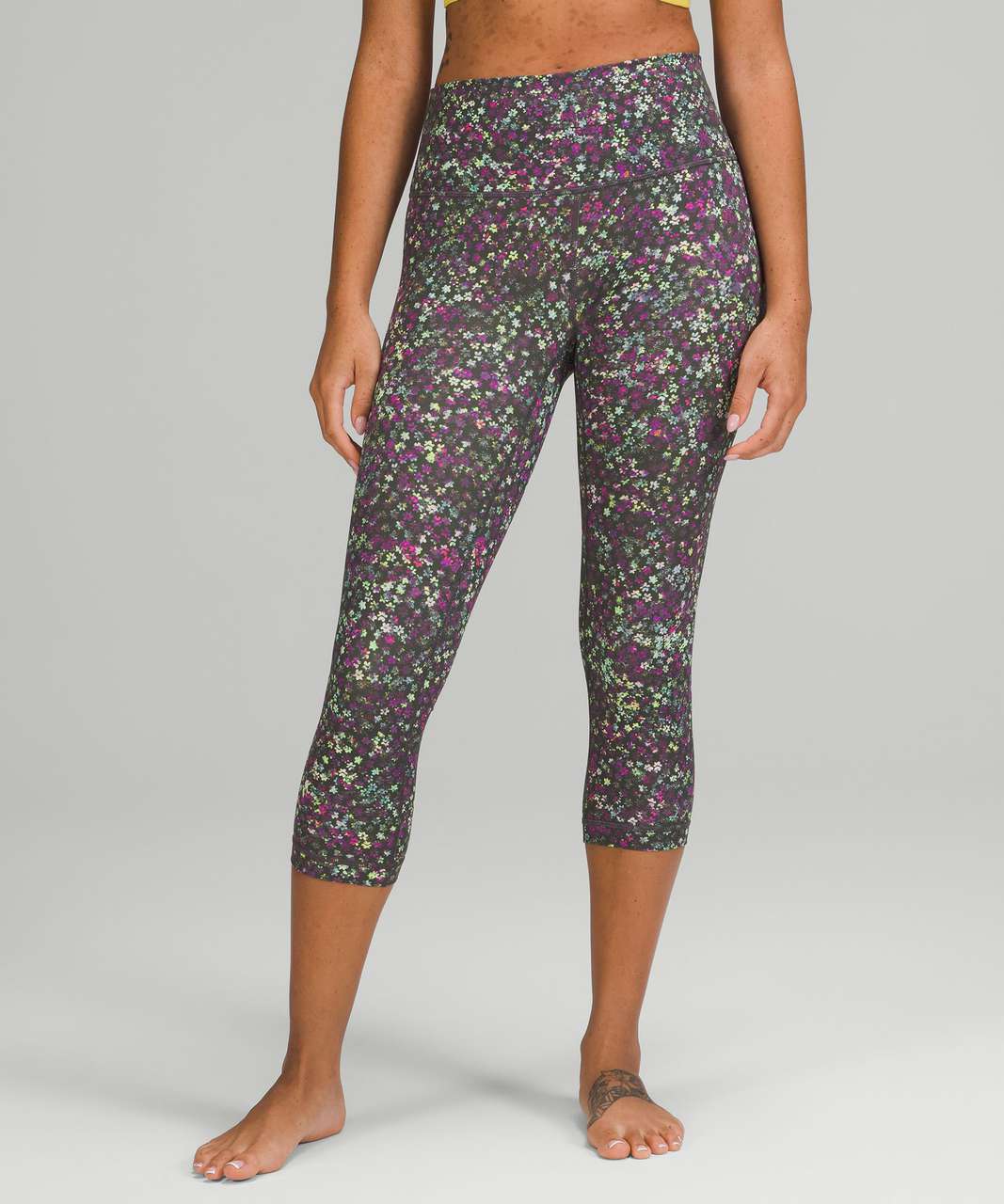 Lululemon Wunder Under High-Rise Crop 21" *Full-On Luxtreme - Fleur Motion Multi