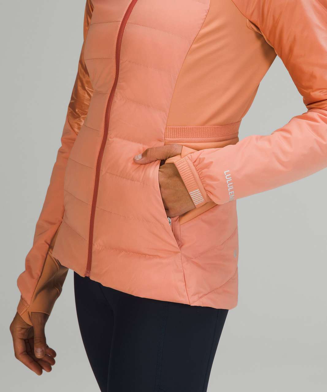 NEW LULULEMON Down For It All Jacket 10 12 Porcelain Pink 700