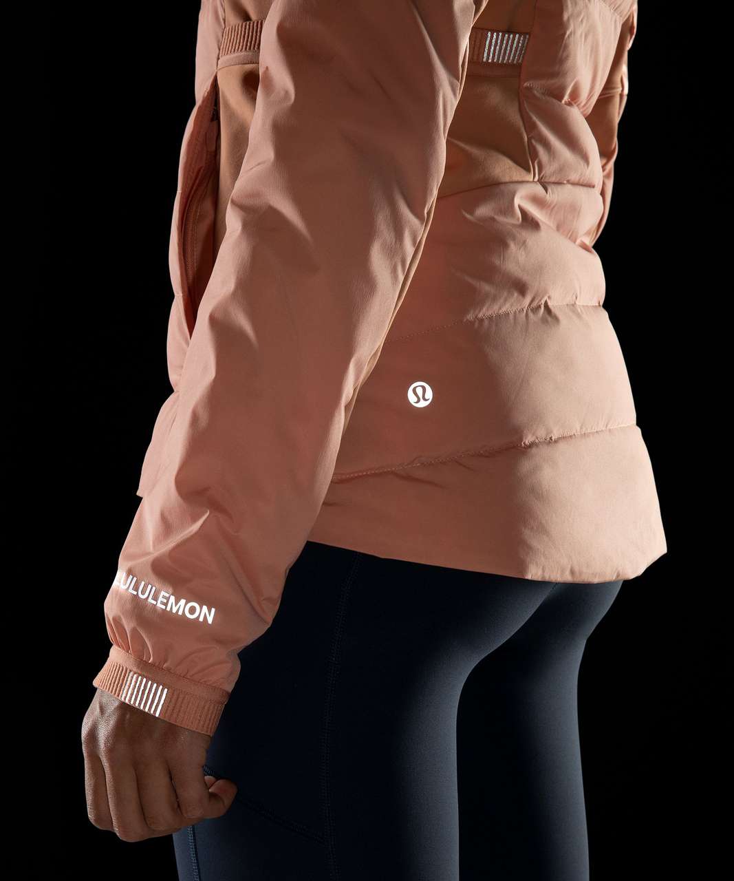 NEW LULULEMON Down For It All Jacket 10 12 Porcelain Pink 700