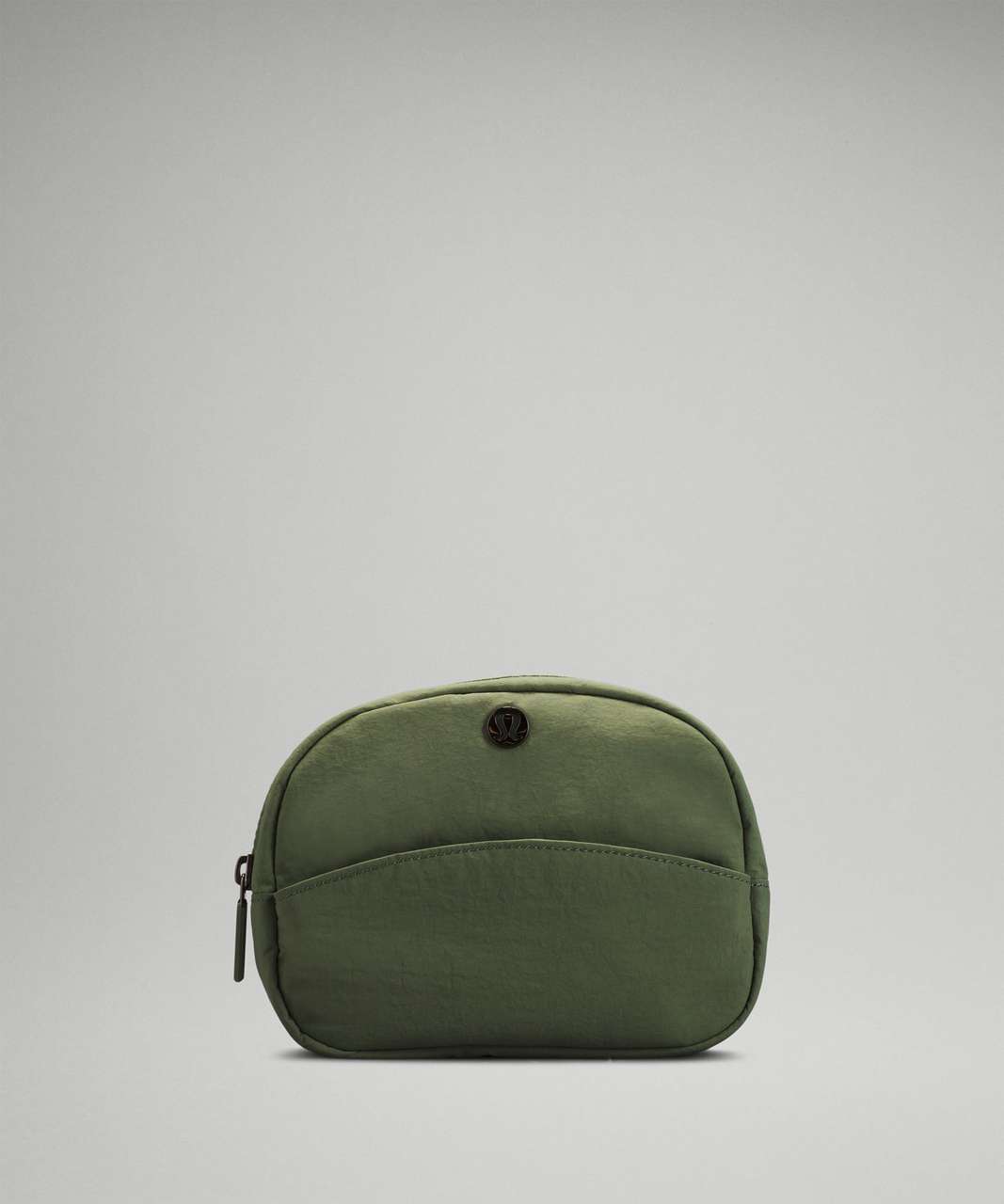 Lululemon Double-Zip Mini Pouch - Green Twill