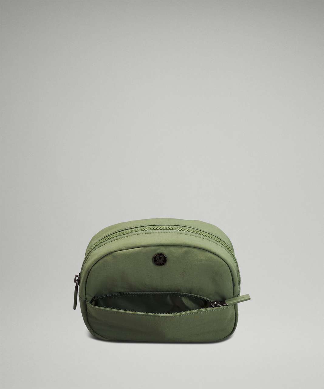 Lululemon Double-Zip Mini Pouch - Green Twill