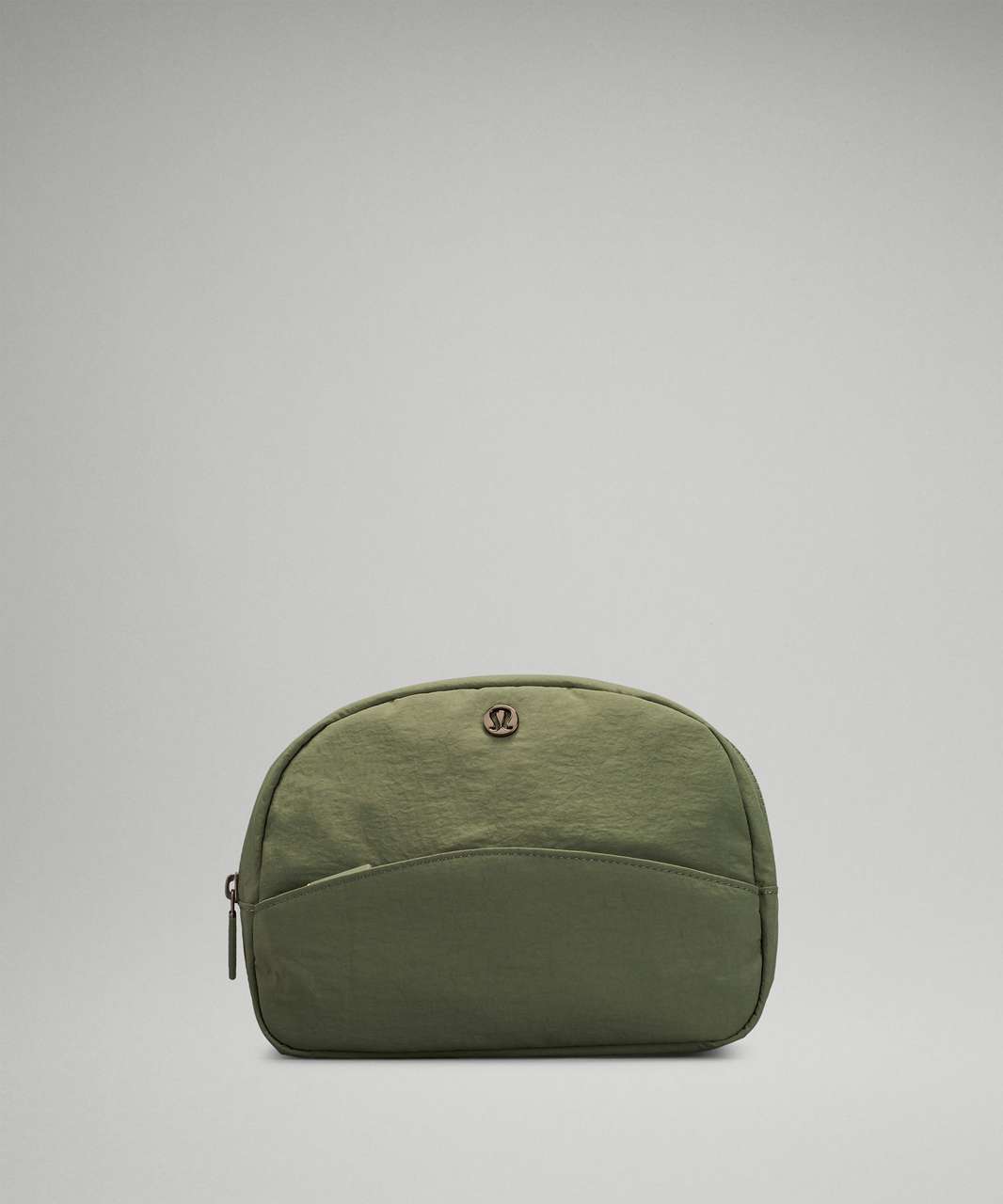 Lululemon Double-Zip Pouch - Green Twill