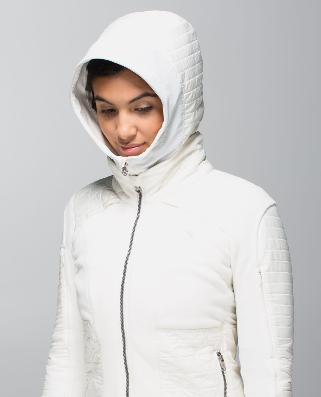 Lululemon Fleecy Keen Jacket II - Ghost - lulu fanatics