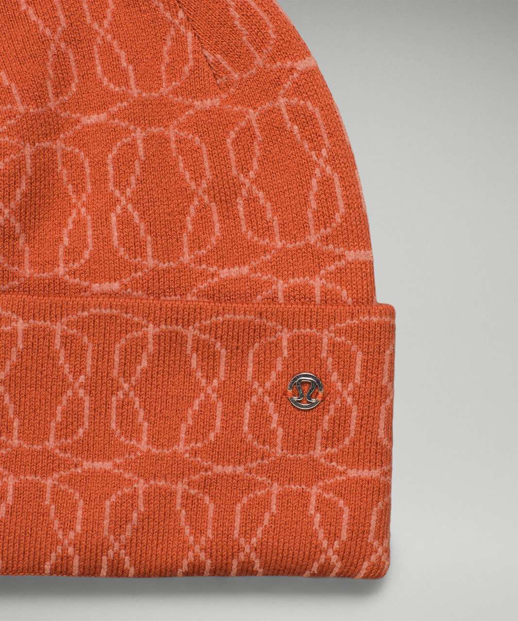 Lululemon Warm Revelation Beanie *Logo - Canyon Orange / Pink Savannah