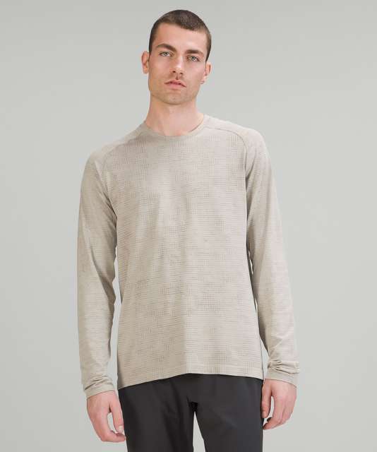 Lululemon Metal Vent Tech Long Sleeve - Heathered Black - lulu fanatics