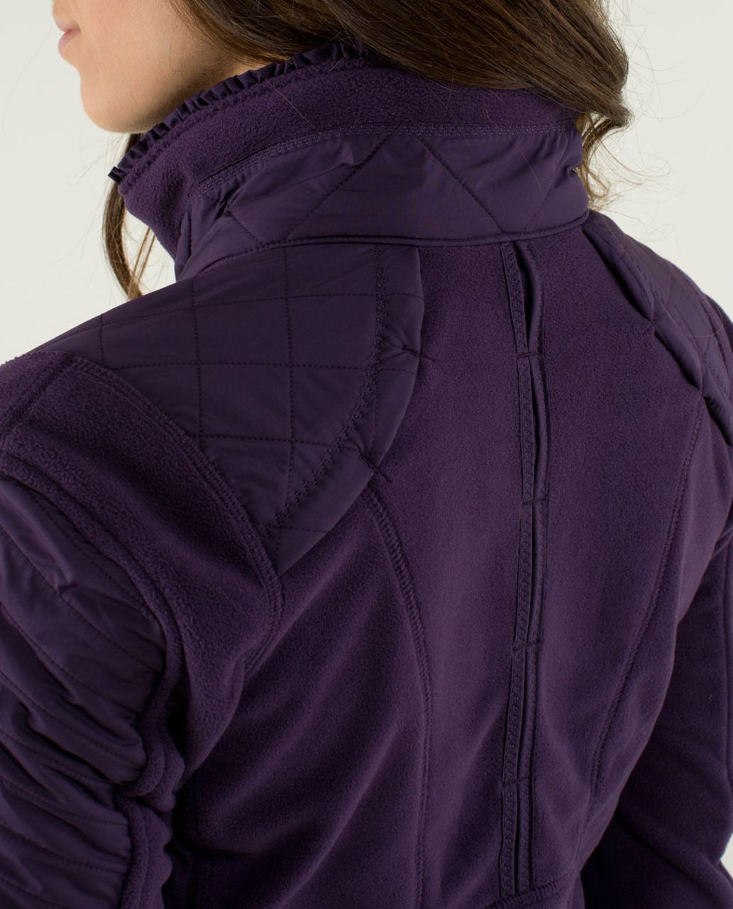 Lululemon Fleecy Keen Jacket - Deep Zinfandel - lulu fanatics