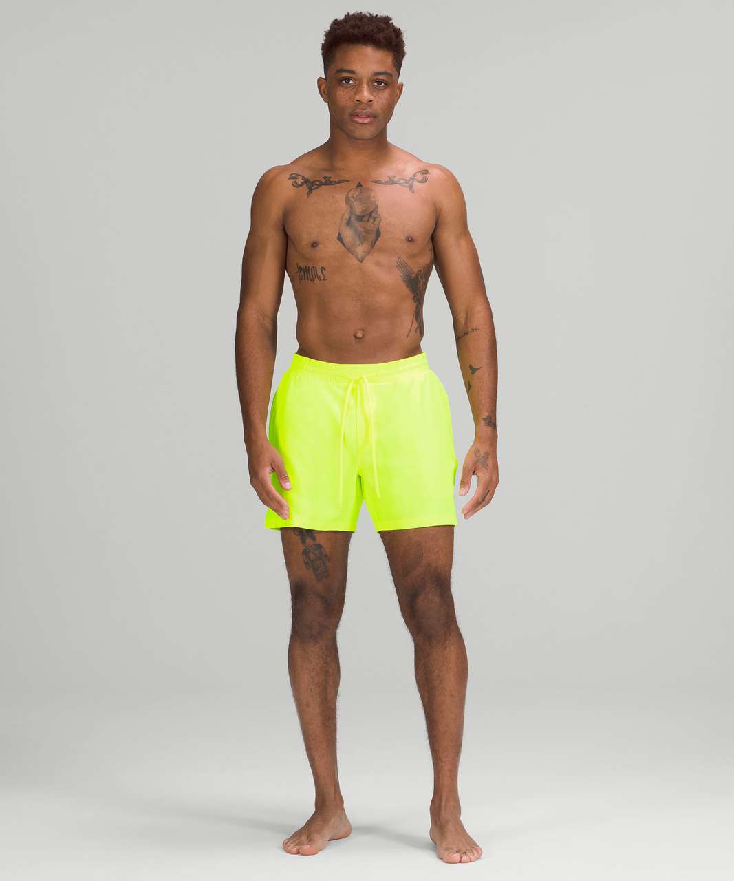 Lululemon Channel Cross Swim Short 5" - Highlight Yellow