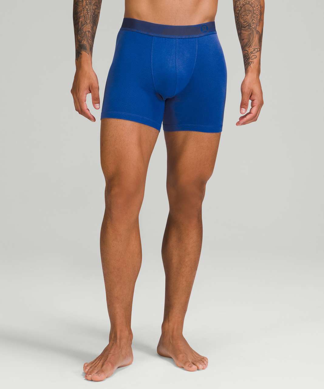 Lululemon Always In Motion Boxer Mesh 5" - Symphony Blue