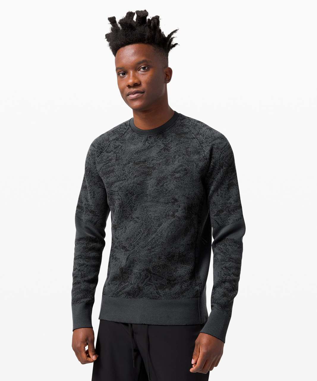 Lululemon Loungeful Crewneck Pullover *Embroidered - Graphite Grey - lulu  fanatics