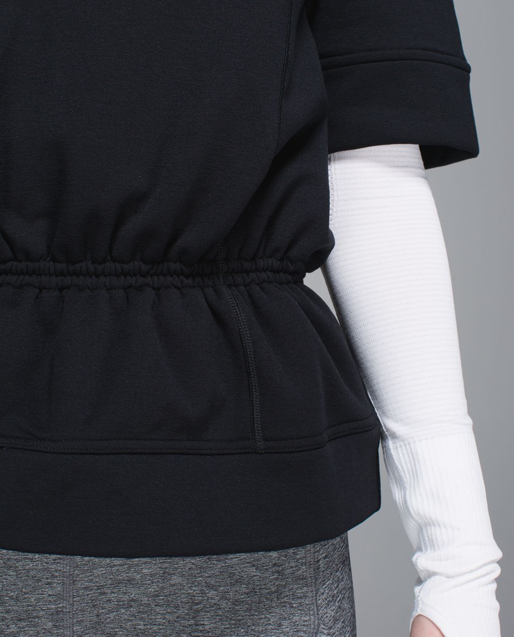 Lululemon Peplum Pullover - Black