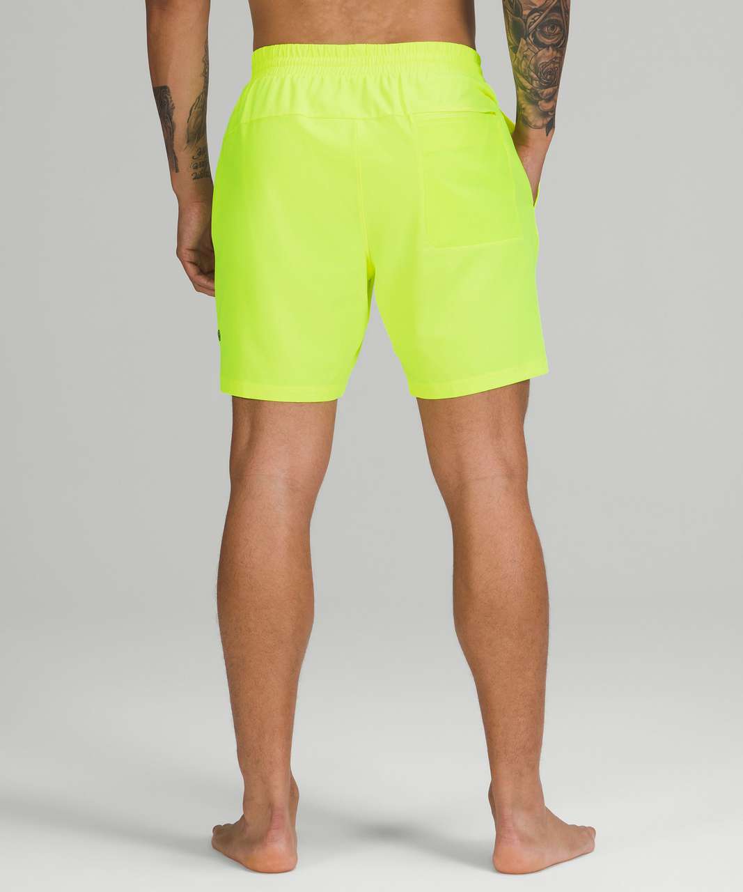 Yellow Squiggle Swim Shorts