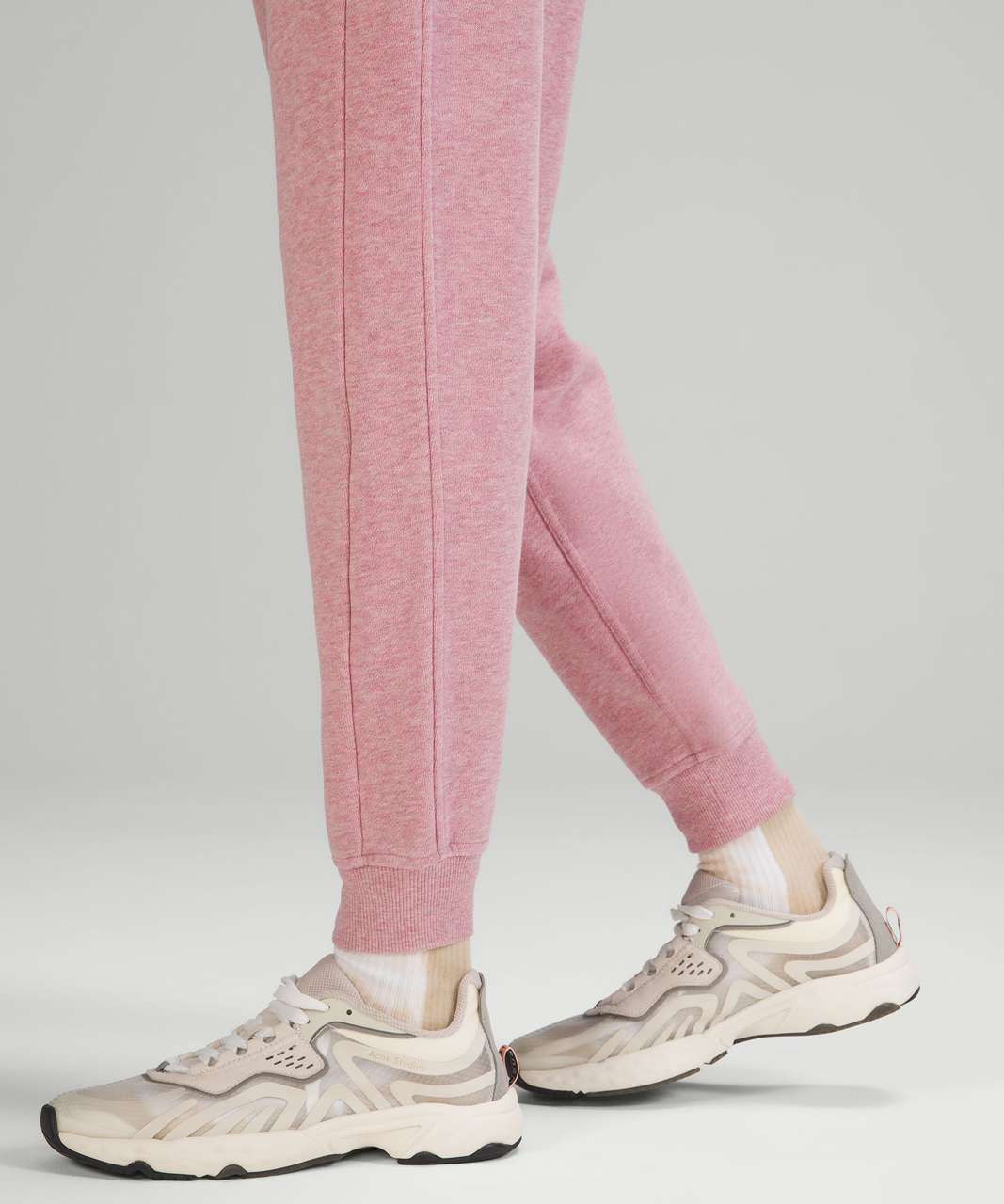 LULULEMON SCUBA HIGH Rise Jogger Pants Women's Size 20 Heathered Pink Taupe  £55.37 - PicClick UK