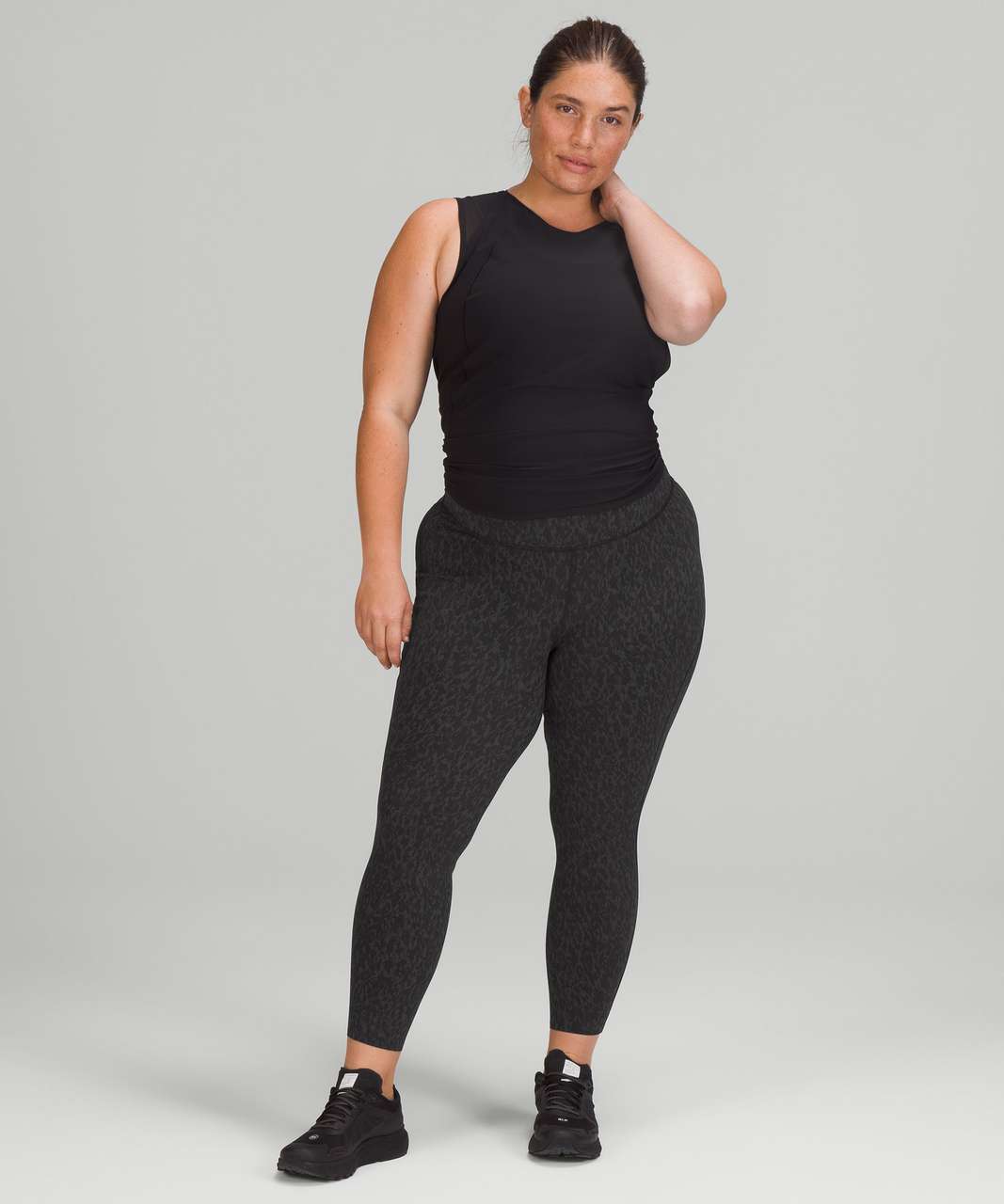 Lululemon Base Pace High-Rise Tight 25 - Leopard Camo Deep Coal Multi -  lulu fanatics