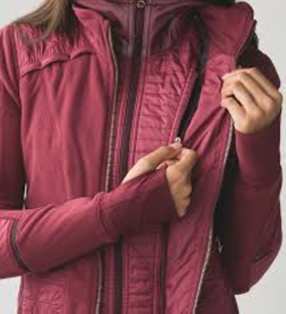 Lululemon Fleecy Keen Jacket III - Wine Berry