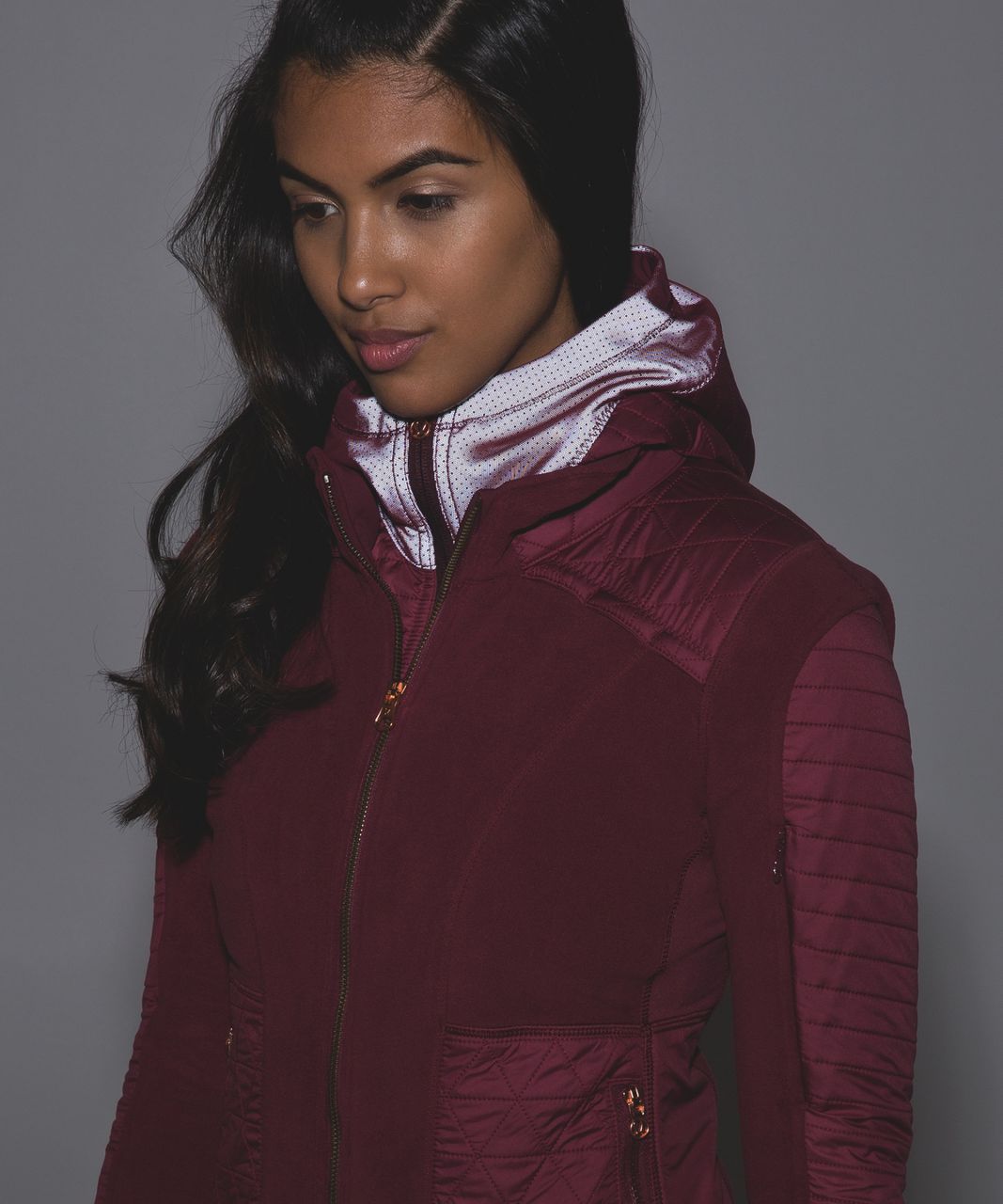 Lululemon Fleecy Keen Jacket III - Wine Berry