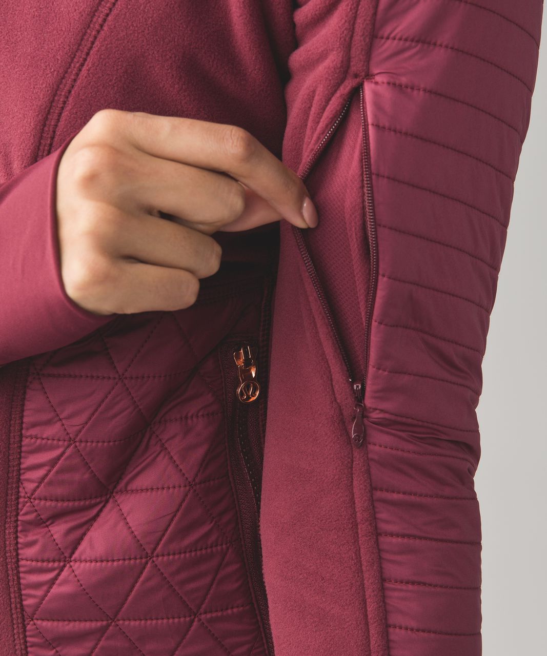 Lululemon Fleecy Keen Jacket III - Wine Berry