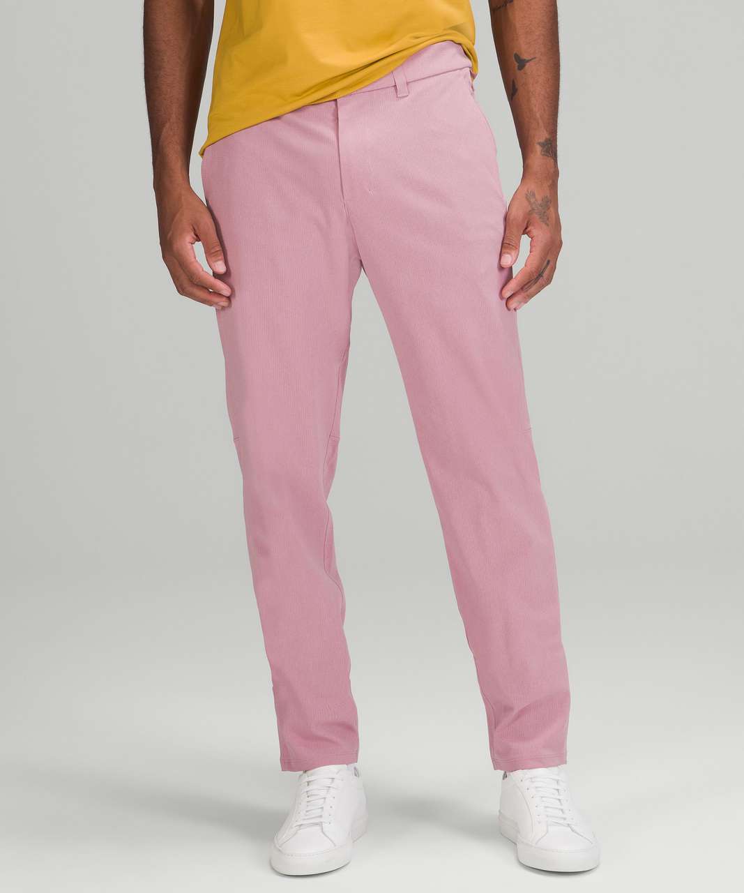 Men's Dusty Pink Pants, Mens Blush Pink Pant