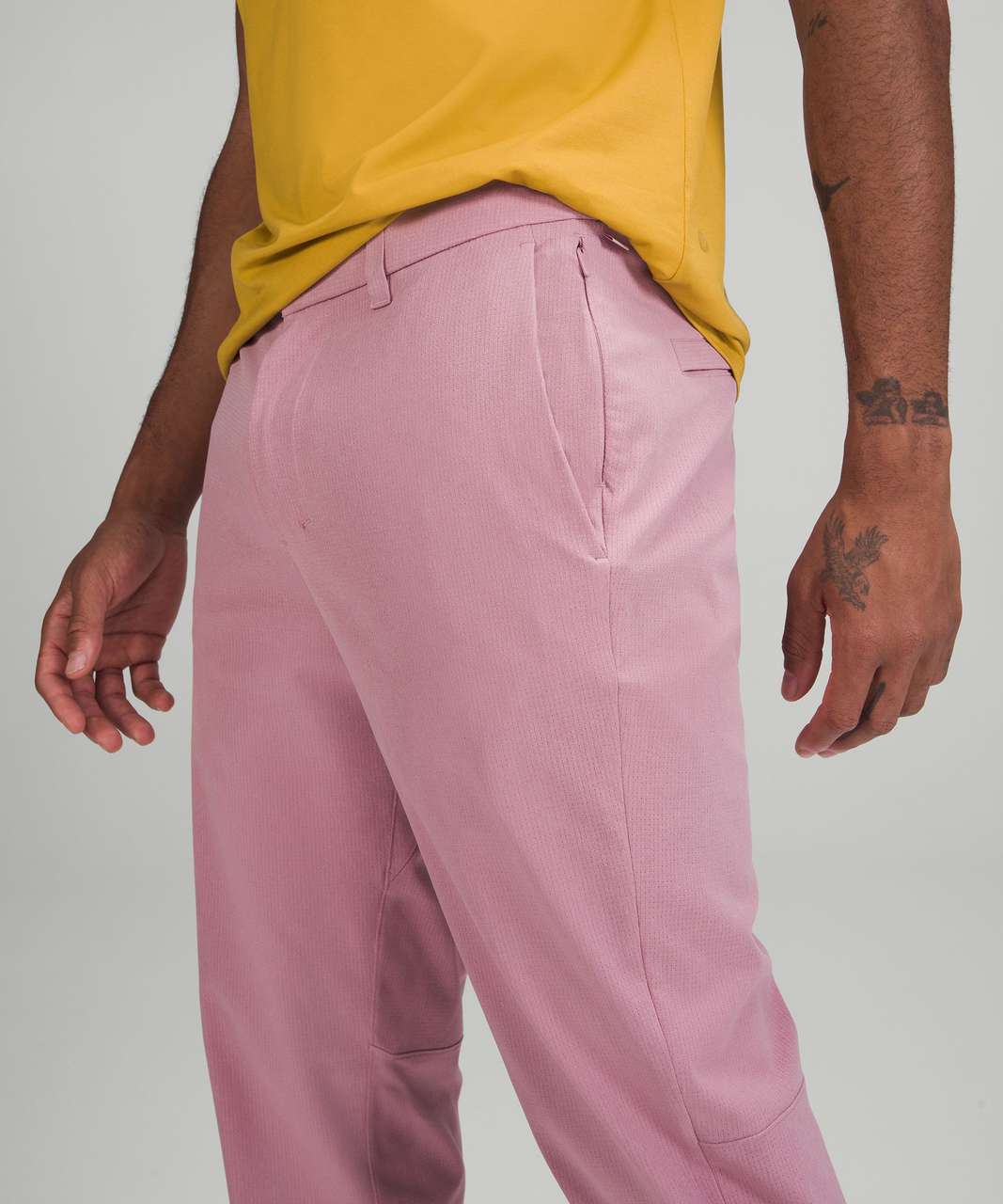 Men's Pink Organic Cotton Lounge Pants - Body Aware