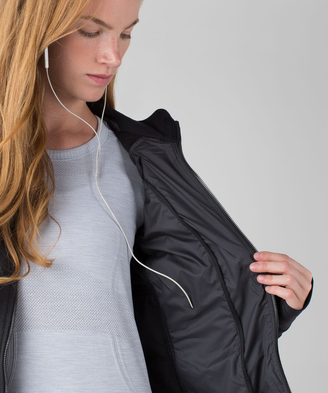 Lululemon Fleecy Keen Jacket III - Black - lulu fanatics