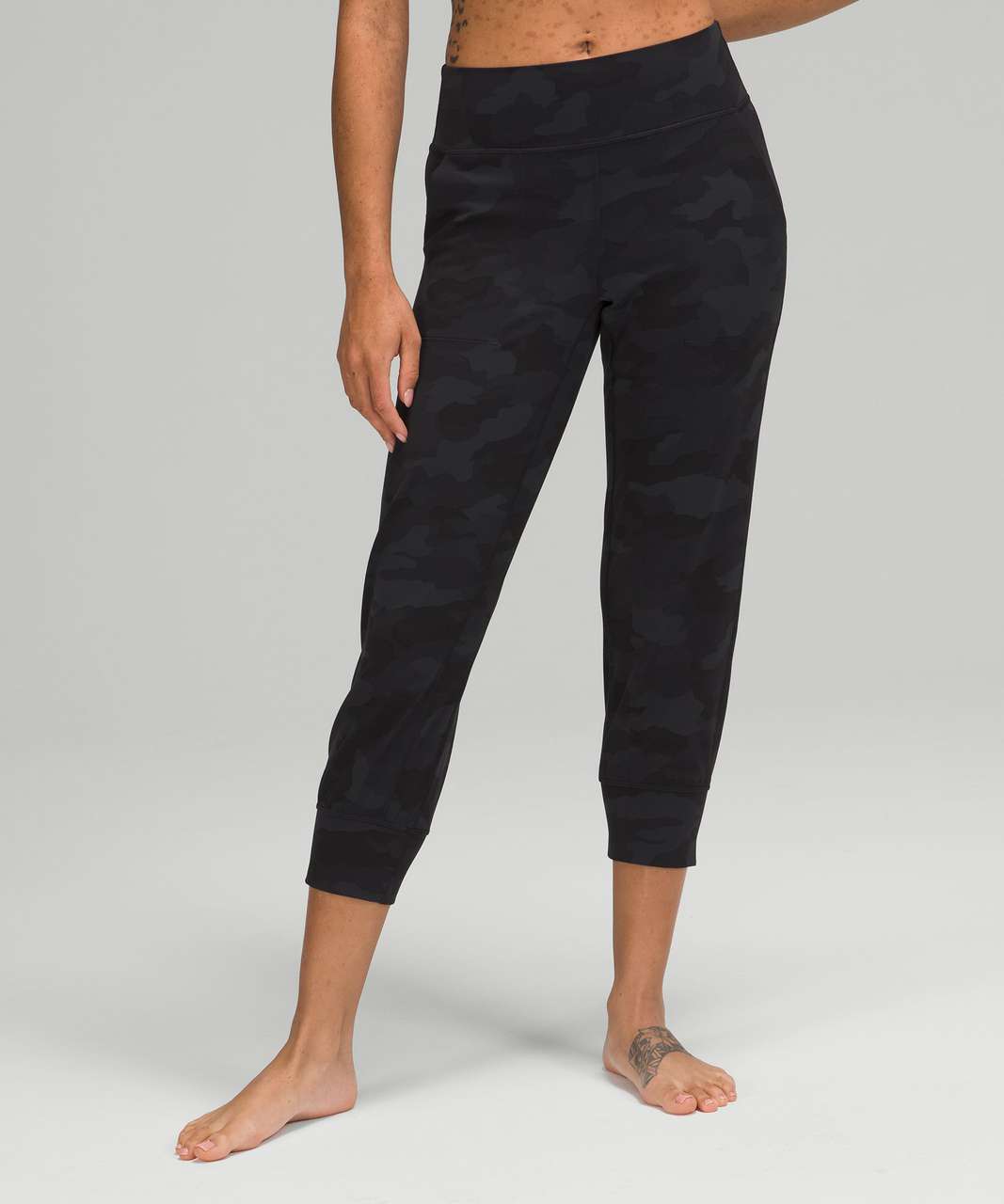 Lululemon Stretch High-rise Pants 7/8 Length In Heritage 365 Camo Deep Coal