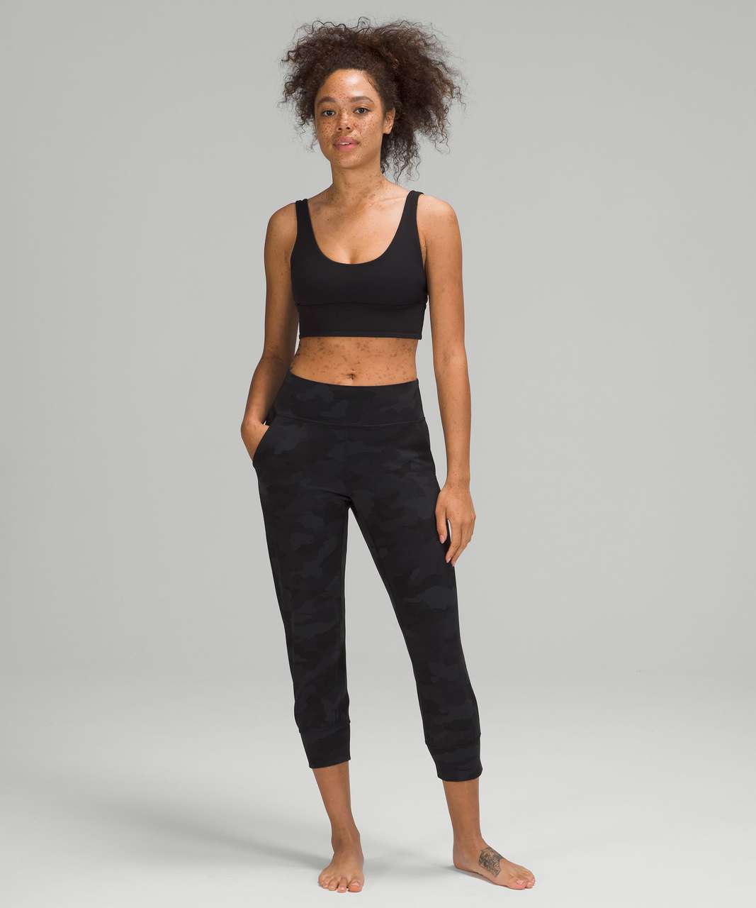 Lululemon Align High-Rise Jogger Crop - Heritage 365 Camo Deep Coal Multi