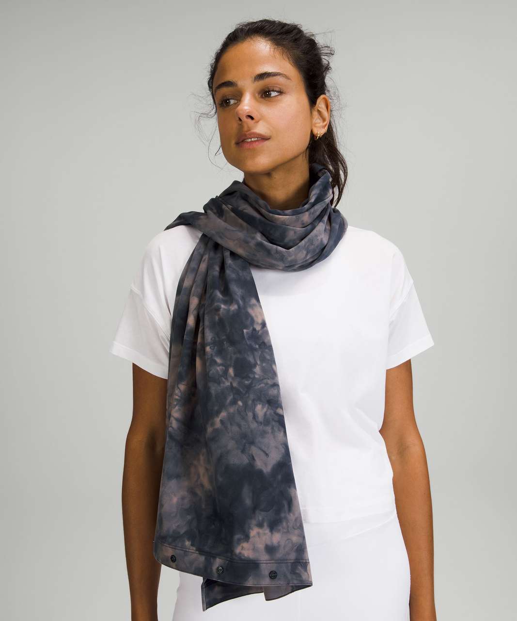 Lululemon Customizable Snap Scarf Shine - Diamond Dye Misty Shell Cacao  Diffuse Dot Foil