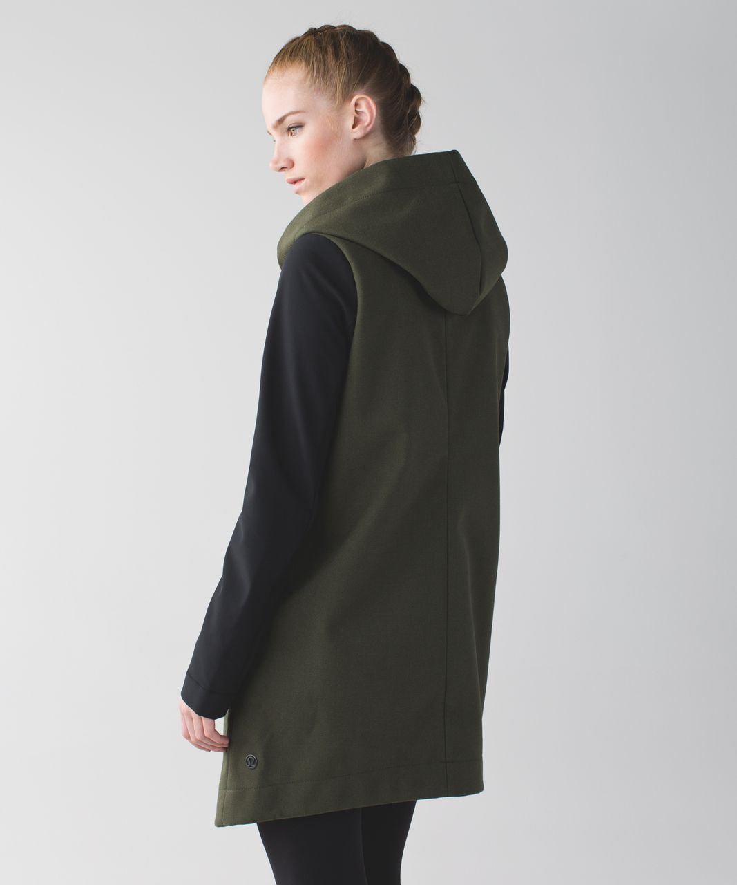 Lululemon Savasana Softshell II - Gator Green / Heathered Fatigue Green / Black