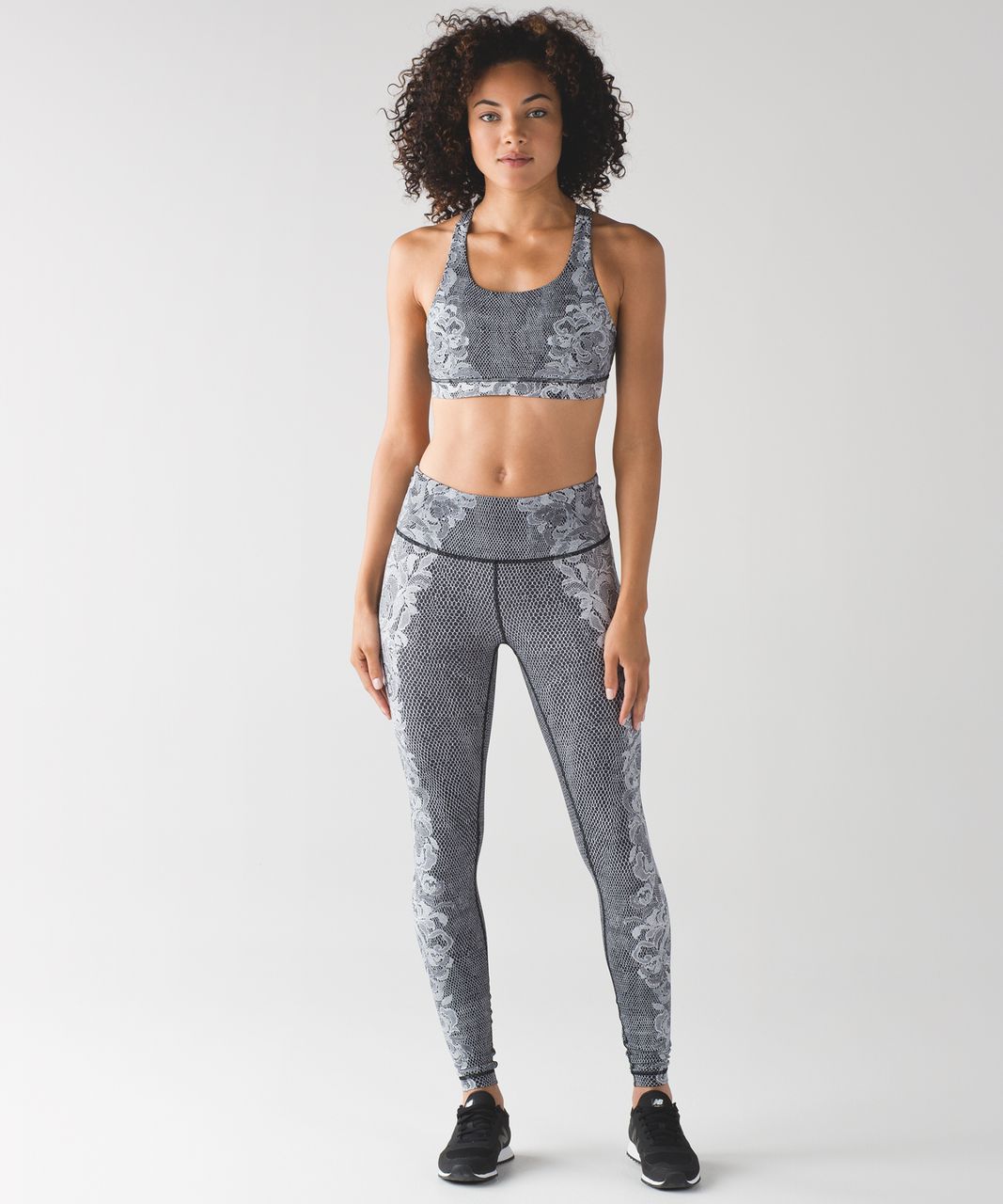 Lululemon Speed Wunder Tight (Nulux) - Florence Speed Wunder 50 G White  Black - lulu fanatics