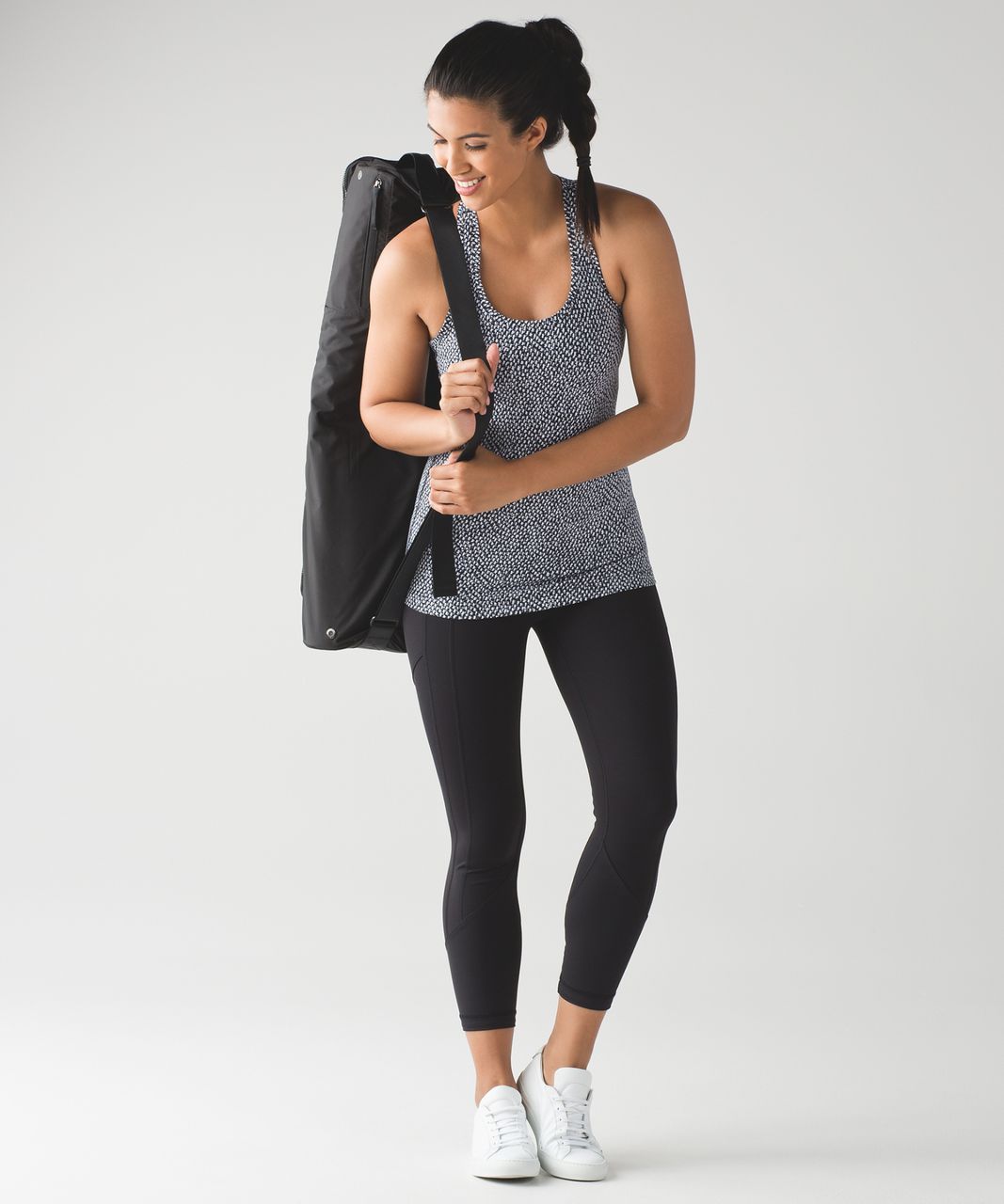 Lululemon Cool Racerback II - Scatter Star Arctic Grey Black