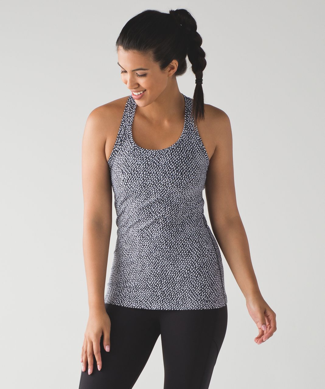 Lululemon Cool Racerback II - Scatter Star Arctic Grey Black