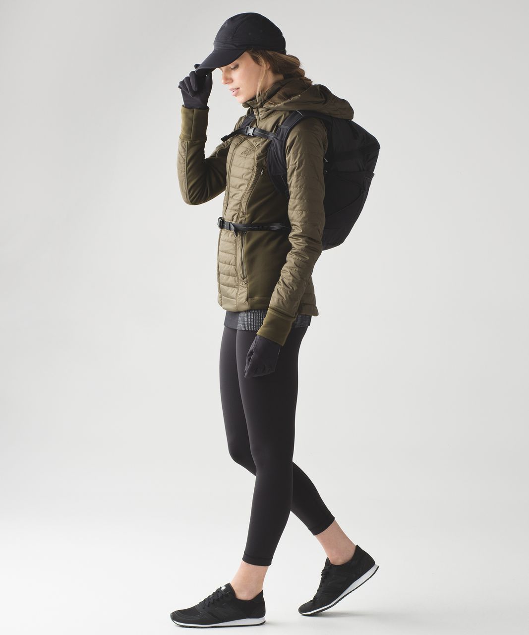 Lululemon First Mile Jacket - Military Green