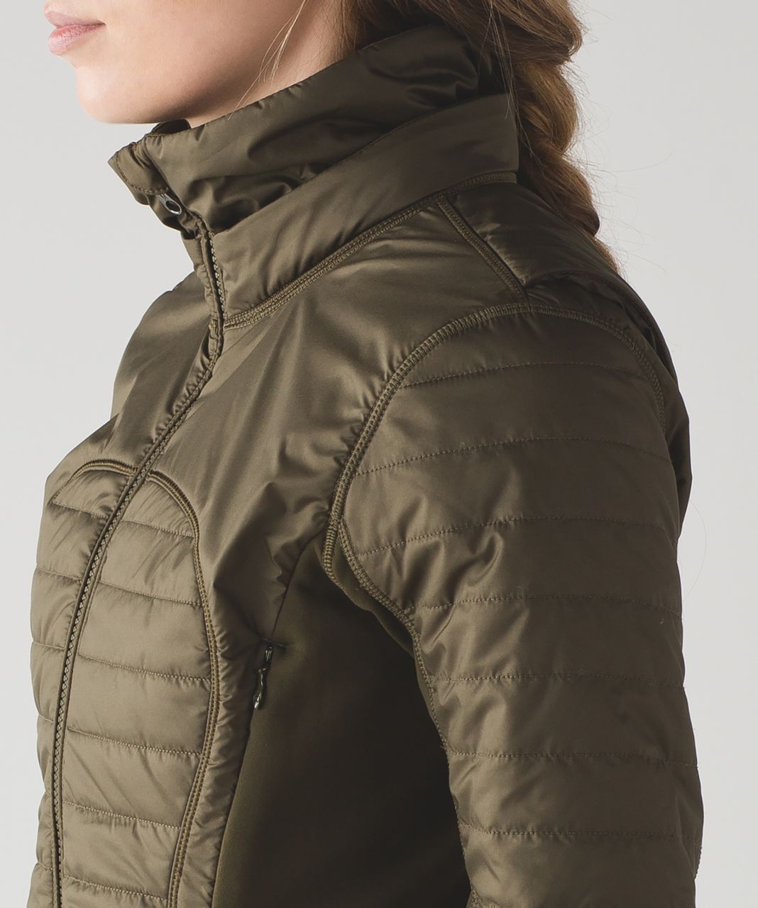 Lululemon First Mile Jacket - Military Green